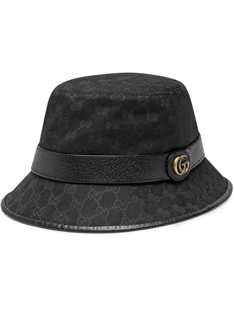 black gucci bucket hat|farfetch Gucci bucket hat.